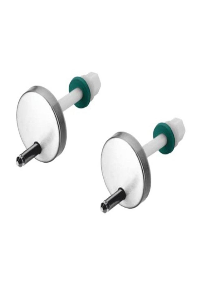 KINIK Plastic Toilet Seat Cover Hinges Hindwa Type | Durable Replacement Hinges for Standard Toilet Seats - Image 1